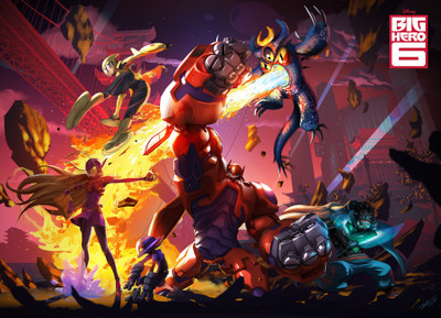 

Akhuratha Poster Movie Big Hero 6 HD Wallpaper Background Fine Art Print(12 inch X 18 inch, Rolled)
