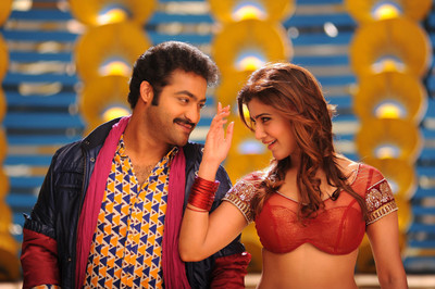 

Akhuratha Movie Rabhasa N. T. Rama Rao Samantha Ruth Prabhu HD Wall Poster Paper Print(12 inch X 18 inch, Rolled)