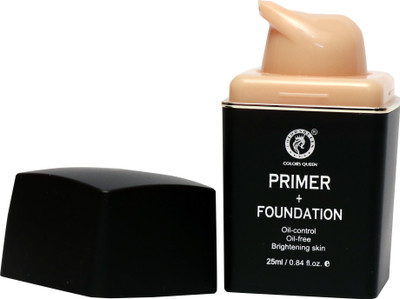 

COLORS QUEEN PRIMER + FOUNDATION FOR BRIGHTENING SKIN & OIL CONTROL OIL FREE (SKIN COLOR ) Primer - 25 ml(NATURAL)