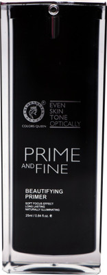 

Colors Queen PRIME AND FINE BEAUTIFYING PRIMER & LONG LASTING Primer - 25 ml(trasnprent)