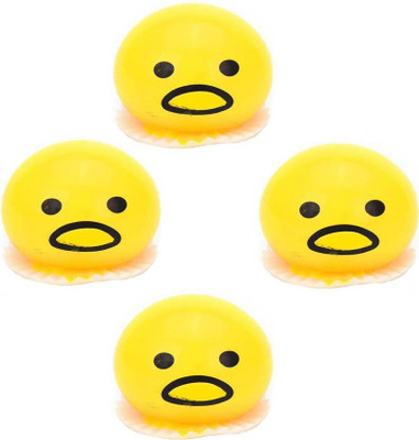 

Nabhya Cute Yellow Round Vomiting & Sucking Lazy Egg Yolk Vent Stress Tricky Game Relief Toys (Pack Of 2 ) Yellow Putty Toy