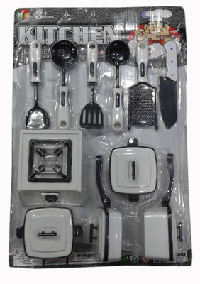 

Time2Play Kids Multi Coloured Kitchen set for Girls - Good Gift for Kids - Children Enjoy Playing for long hour 1238719