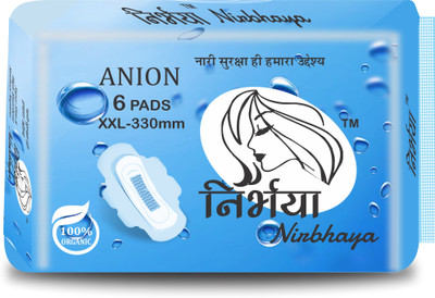 

Nirbhaya ANION 330MM Sanitary Pad(Pack of 6)