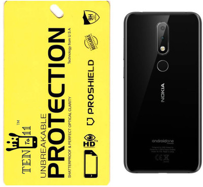 Ten To 11 Back Screen Guard for Nokia 6.1 Plus(Pack of 1)