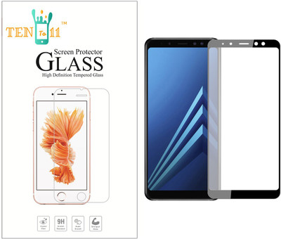 Ten To 11 Edge To Edge Tempered Glass for Samsung Galaxy A6 Plus(Pack of 1)
