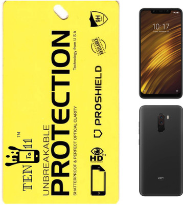 Ten To 11 Front and Back Screen Guard for POCO F1(Pack of 1)