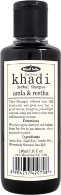 

Leafveda Khadi Amla & Reetha Shampoo(210 ml)