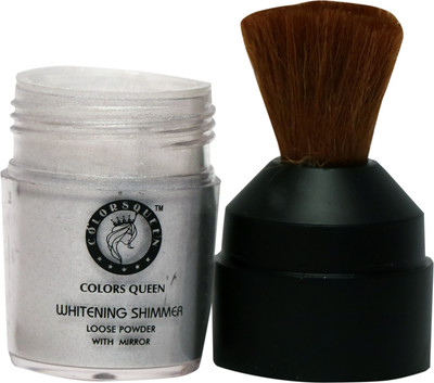 

COLORS QUEEN Whitening Shimmer Loose Powder with mirror ( SLIVER )(SLIVER)