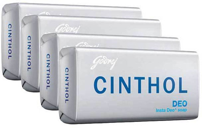 

Godrej CINTHOL DEO 100 GM SOAP (PACK OF 4)(400 g, Pack of 4)