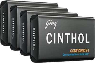 

Godrej CINTHOL CONFIDENCE PLUS SOAP 100 GM (PACK OF 4)(400 g, Pack of 4)