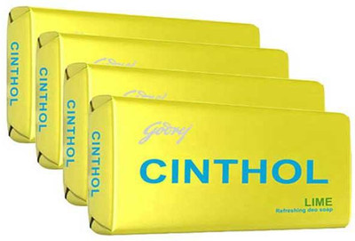 

Godrej CINTHOL LIME 100 GM SOAP (PACK OF 4)(400 g, Pack of 4)