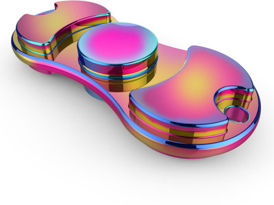 

Saco Rainbow Fidget Metal Finger multicolor Spinner(Multicolor)