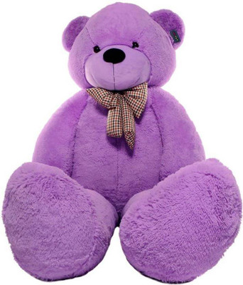 

E-TREE Stuffed Spongy Huggable Teddy Bear (Purple Colour) 122CM - 122 cm(Purple)