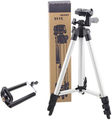 

ALLMUSIC Tripod-3110 Portable Camera Tripod With Three-Dimensional Head & Quick Release Plate Tripod Compatible with oppo,samsung,mi,vivo,sony,motorola all smart phones Tripod Tripod, Tripod Kit(Multicolor, Supports Up to 1500 g)
