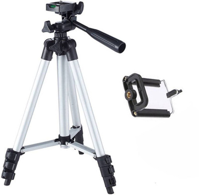 

ALLMUSIC Tripod-3110 Portable Camera Tripod With Three-Dimensional Head & Quick Release Plate Tripod Tripod, Tripod Kit(Multicolor, Supports Up to 1500 g)