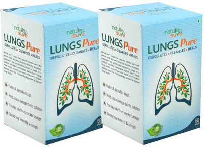 

Nature Sure Lungs Pure Capsules for Men & Women – 2 Packs (2 x60 Capsules)(120 No)