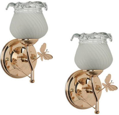 ZADLAXAR Wallchiere Wall Lamp Without Bulb(Pack of 2)