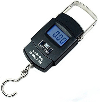 

Arythe 50Kg Portable Electronic Digital Weighting Hanging Scale For Travel Luggage,Black Weighing Scale(Black)