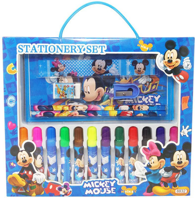 

Parteet Mix Stationery Gift Set with Sketch Colour for Kids (Mickey Mouse)