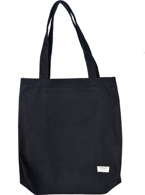 

frenzo Reusable Tote cum Handbag Bag-Multipurpose Bag (100% Cotton Canvas)-Jhola Multipurpose Bag(Black, 15 L)