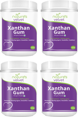 

Natures Velvet Lifecare Xanthan Gum Powder Thickening agent 500gms -Pack of 4 Carboxymethyl Cellulose (CMC) Powder(2000 g)