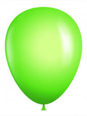 Funcart Printed FC_LEDBLN01 Balloon(Green, Pack of 5)