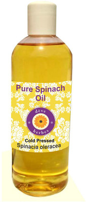 

Deve Herbes Pure Spinach Seed Oil (Spinacia oleracea) 100% Natural Therapeutic Grade Cold Pressed(200 ml)
