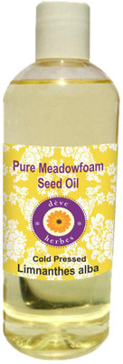 

Deve Herbes Pure Meadowfoam Seed Oil​ (Limnanthes alba) 100% Natural Therapeutic Grade Cold Pressed(200 ml)