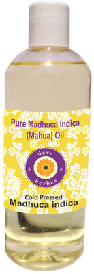 

Deve Herbes Pure Madhuca Indica Oil (Madhuca indica) 100% Natural Therapeutic Grade Cold Pressed(200 ml)
