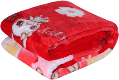

Instabuyz Cartoon  Mink Blanket(Microfiber, Red