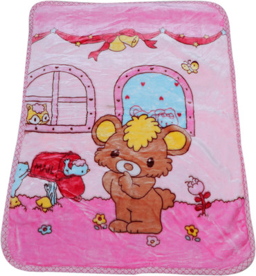 

Instabuyz Cartoon  Mink Blanket(Microfiber, Pink