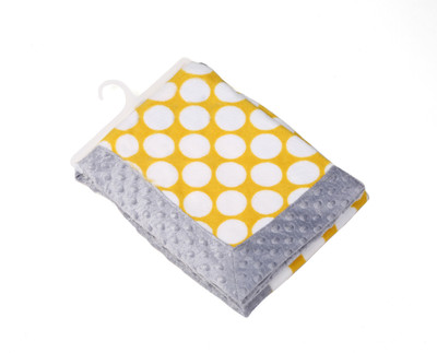 

Miss & Chief Self Design  Crib Baby Blanket(Microfiber, Yellow