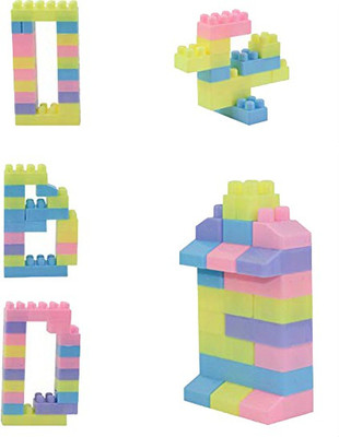 

SYGA 182 Pcs Toy Building Bricks Educational Game Blocks Kit for 3+ Childern (Transparent Bag)(Multicolor)