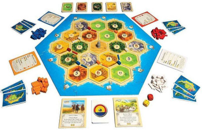 

AZIN Catan Trade Build Settle Strategy 5th Edition Kids and Adults Board Game Board Game