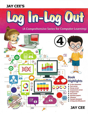 JAY CEE PUBLICATION LON-IN-LOG OUT (A COMPREHENSIVE SERIES FOR COMPUTER LEARNING) CLASS 4(English, Paperback, GURPREET KAUR, AUPUR GUPTA)