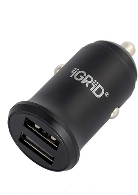 iGRiD 24 W Turbo Car Charger(Black)