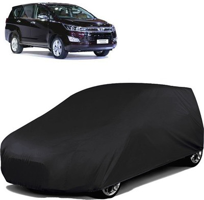 Purpleheart Car Cover For Toyota Innova Crysta (Without Mirror Pockets)(Black)