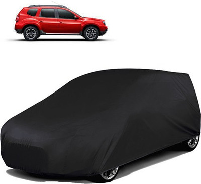 Purpleheart Car Cover For Renault Duster (Without Mirror Pockets)(Black)