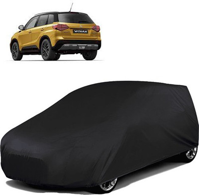 GoldRich Car Cover For Maruti Suzuki Universal For Car (Without Mirror Pockets)(Black)