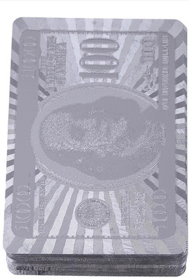 

Stylin Silver Plated Playing Cards(Silver)
