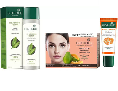 

BIOTIQUE BIO Combo Kit , LIP BALM(Set of 3)