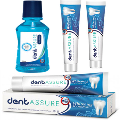 

Assure Whitening Toothpaste + Mouthwash Combo(Set of 1)