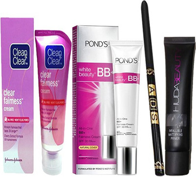 

Ponds Beauty BB+ With Primer(35 ml) & Waterproof Eyeliner, Fairness Cream (20g)(Set of 1)