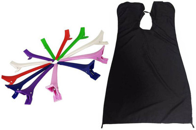 

Confidence Professional Parlour Use Hair Cutting Sheet & Multi color Section Clips(Set of 13)