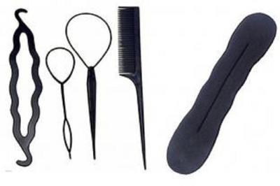 

S R Enterprises hair accessories styling tool comb diy kit (pack of 4pcs)(Set of 1)