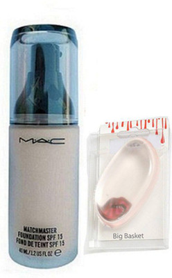 

big basket Silicon Puff & Mac Matchmaster Foundation(Set of 2)