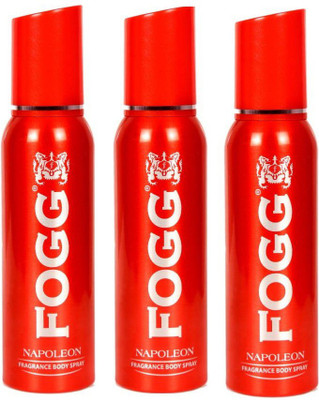 

Fogg Napolean Body Spray - For Men & Women(360 ml, Pack of 3)