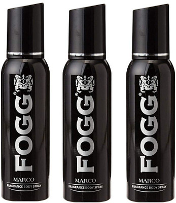 

Fogg Marco Body Spray - For Men & Women(360 ml, Pack of 3)