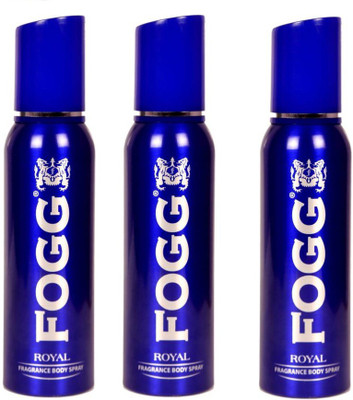 

Fogg Royal Body Spray - For Men & Women(360 ml, Pack of 3)