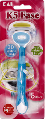 

Kai K5 Ease Razor (5 blade Made for Women) Pack of 1 Disposable Razor(Pack of 1)